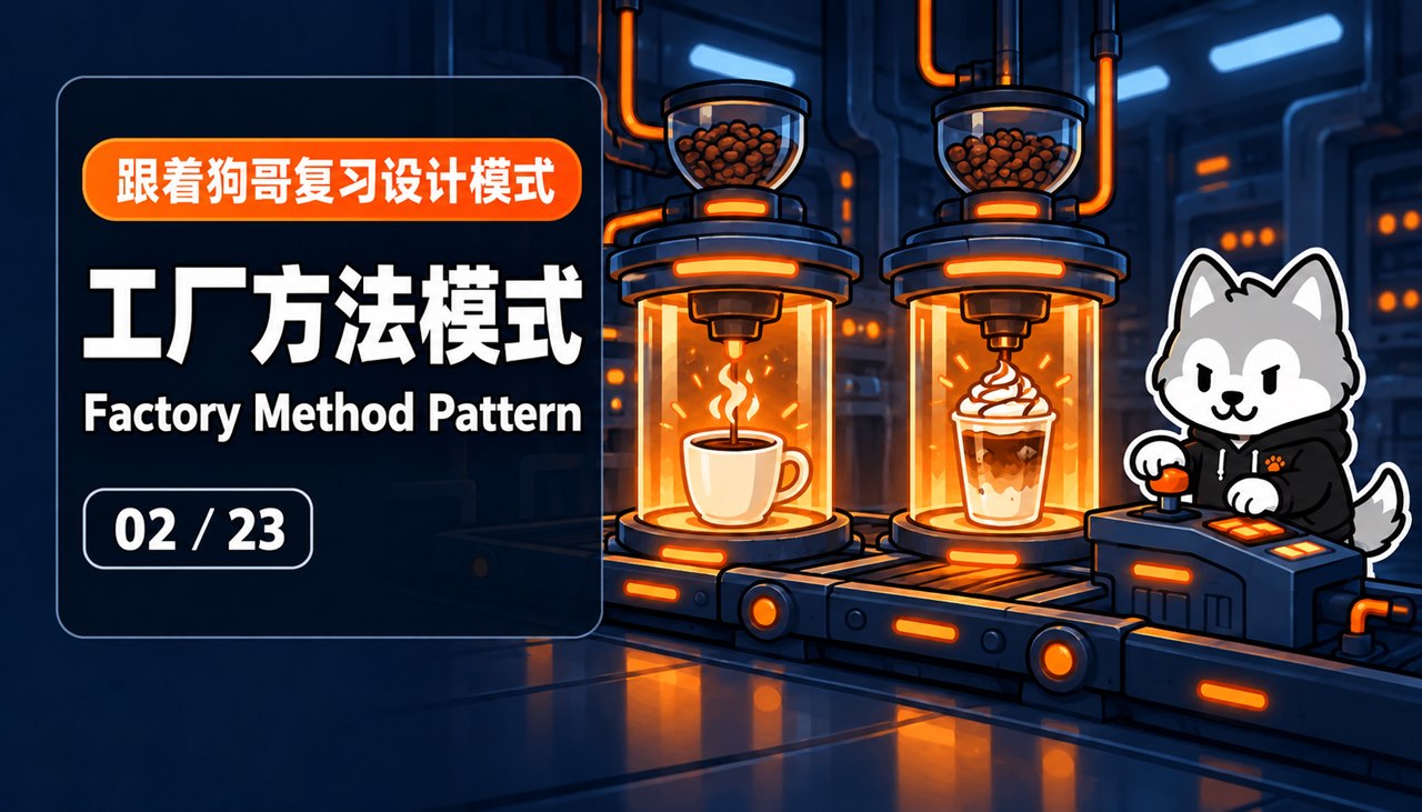 【设计模式】跟着狗哥复习设计模式（二）：工厂方法模式