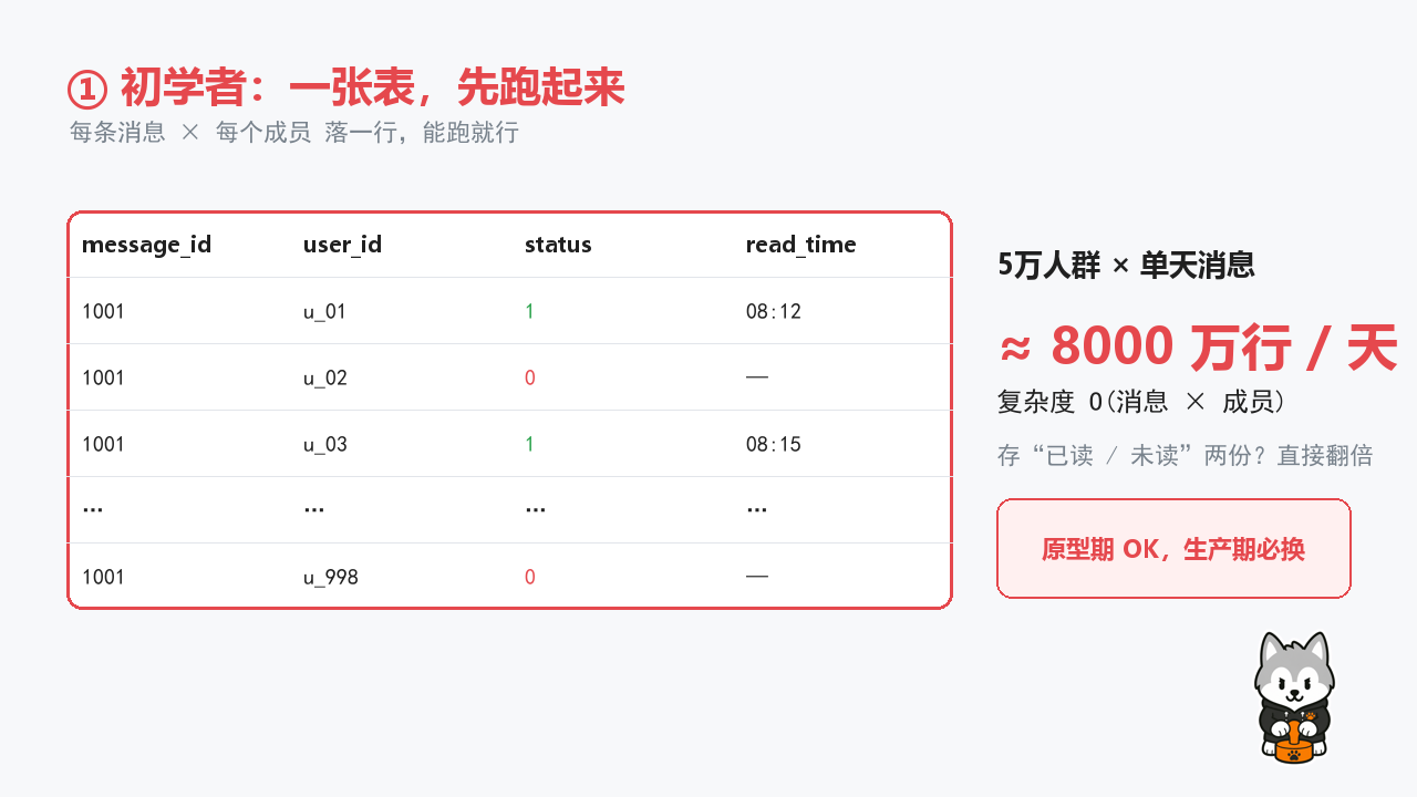 第一层 MySQL 表爆炸
