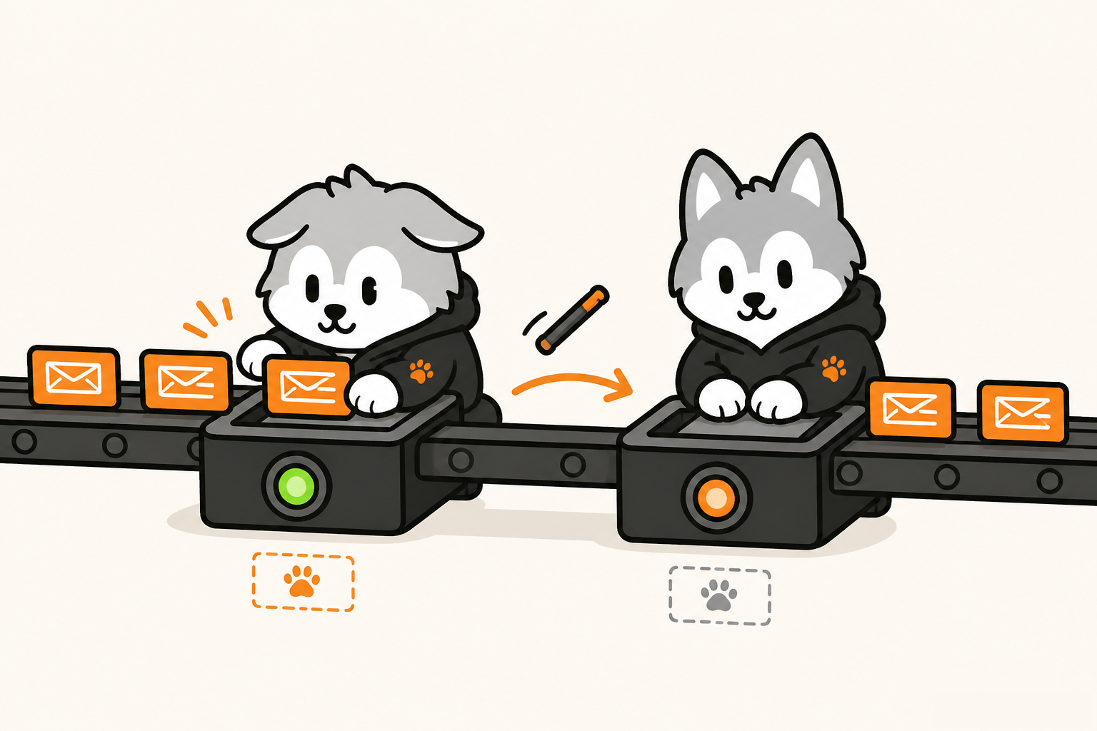Failover 模式下主消费者工作、备用消费者待命